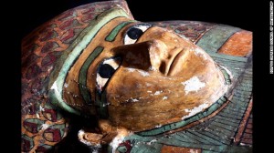 Sarcófago descoberto (AP Photo/Egypt's Supreme Council Of Antiquities)