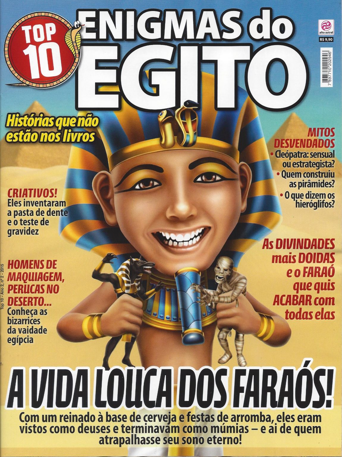 Revista Enigmas Do Egito - Editora Alto Astral (Colaboração) - Antigo Egito